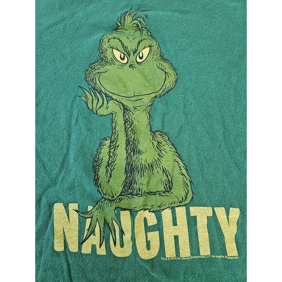 Old Navy Collectible The Grinch Shirt Kids XS Sz 5 Christmas - Picture 2 of 5